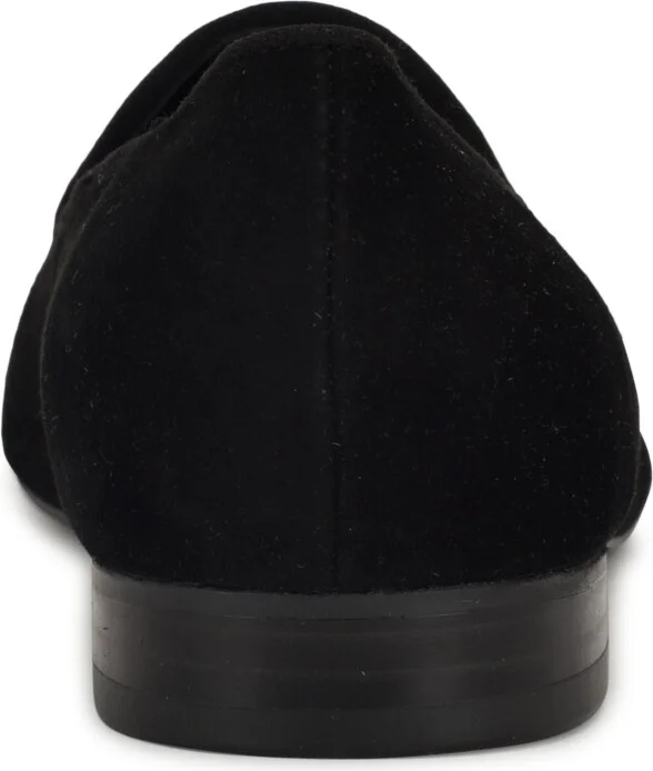 Nine West Women's Renold Slip-On Smoking Slipper - Black/White Houndstooth - Image 7