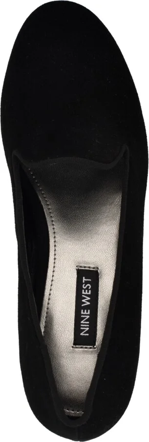 Nine West Women's Renold Slip-On Smoking Slipper - Black/White Houndstooth - Image 8