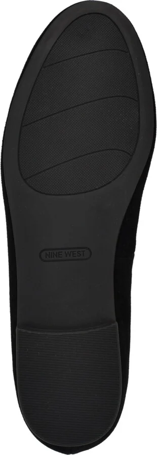 Nine West Women's Renold Slip-On Smoking Slipper - Black/White Houndstooth - Image 9