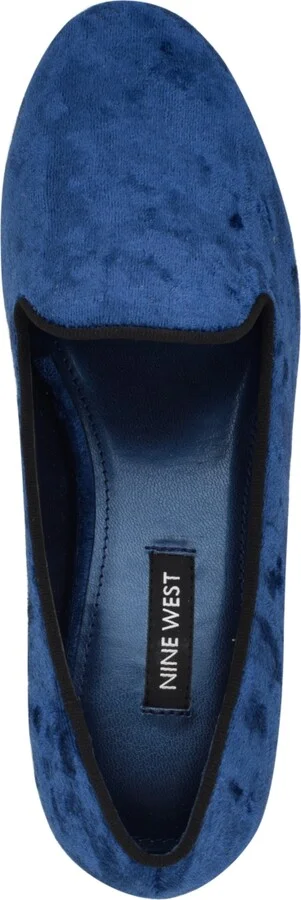 Nine West Women's Renold Velvet Slip-On Smoking Slipper - Image 7