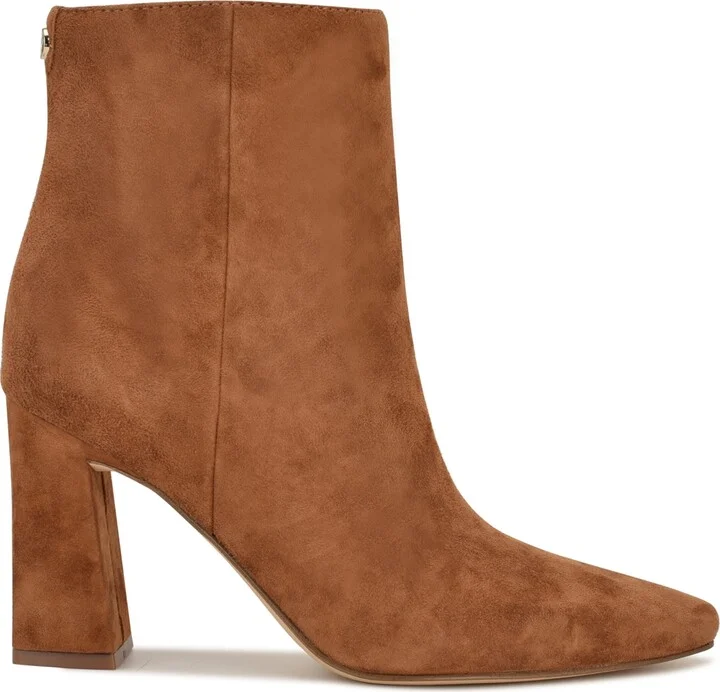 Nine West Women's Reraye Flared Block Heel Ankle Booties - Image 2