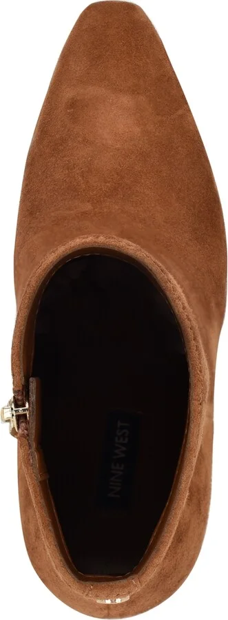Nine West Women's Reraye Flared Block Heel Ankle Booties - Image 4