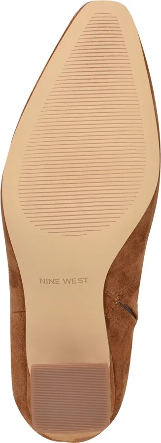 Nine West Women's Reraye Flared Block Heel Ankle Booties - Image 5