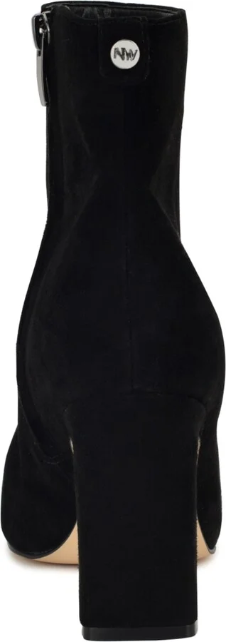 Nine West Women's Reraye Flared Block Heel Ankle Booties - Image 7
