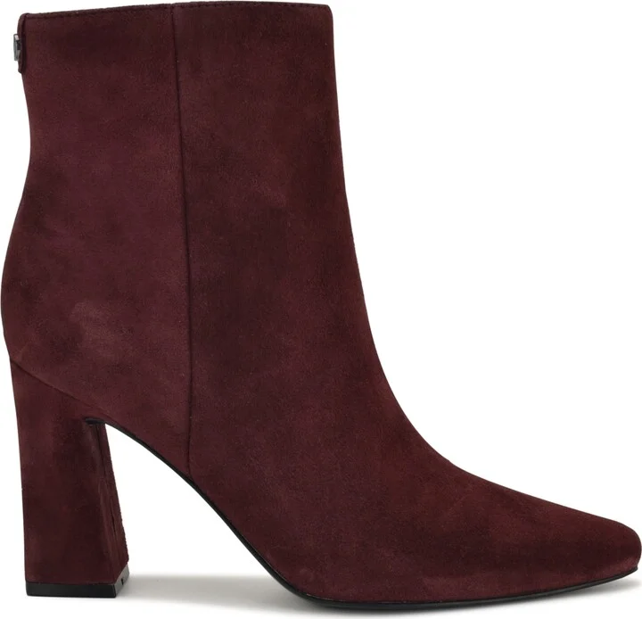 Nine West Women's Reraye Flared Block Heel Ankle Booties - Image 10