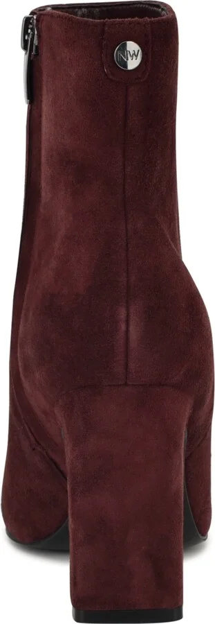 Nine West Women's Reraye Flared Block Heel Ankle Booties - Image 11