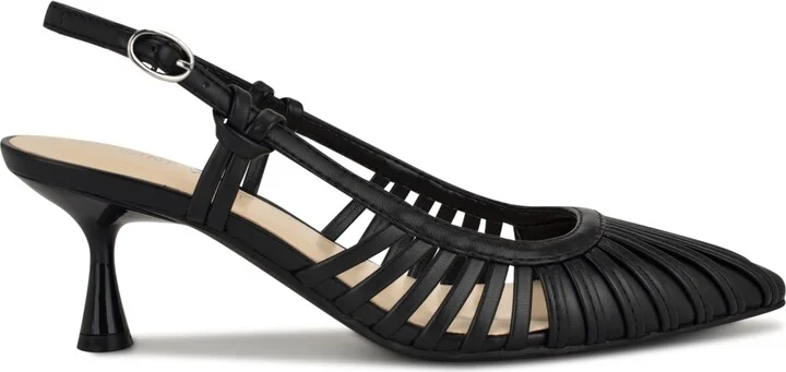Nine West Women's Resta Pointy Toe Slingback Pumps - Image 2