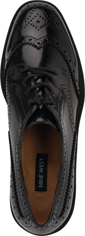 Nine West Women's Resttin Wingtip Platform Oxfords - Image 8
