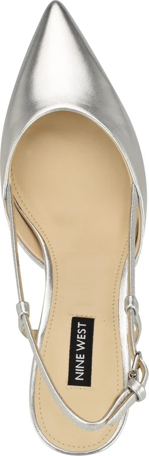 Nine West Women's Rhonda Kitten Heel Slingback Pumps - Image 4