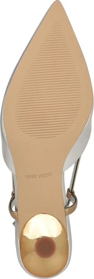 Nine West Women's Rhonda Kitten Heel Slingback Pumps - Image 9