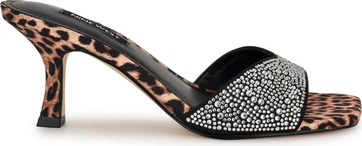 Nine West Women's Rokke Slip-On Tapered Heel Sandals - Image 6