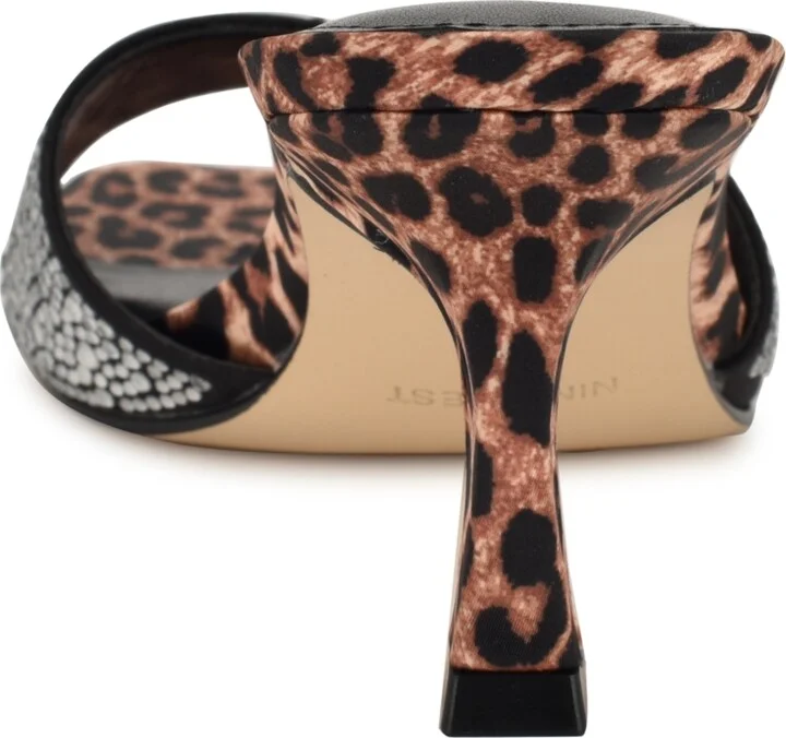 Nine West Women's Rokke Slip-On Tapered Heel Sandals - Image 7