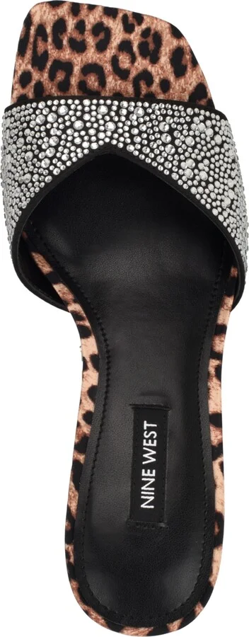Nine West Women's Rokke Slip-On Tapered Heel Sandals - Image 8