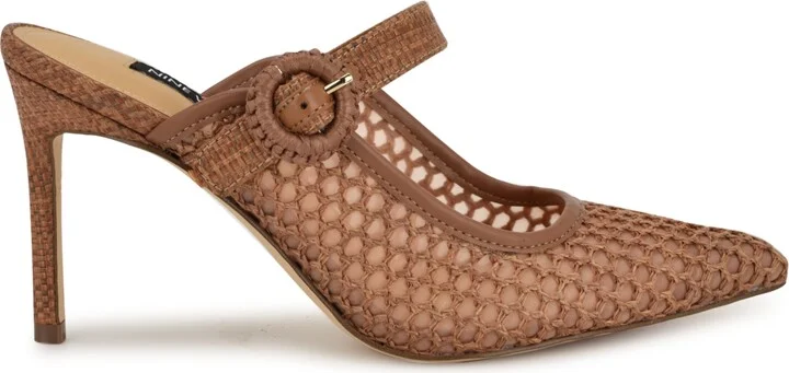 Nine West Women's Rondel Buckle Strap Slip-On Pumps - Image 2