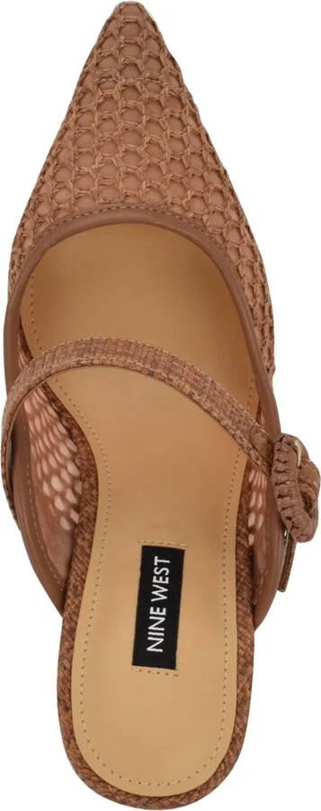 Nine West Women's Rondel Buckle Strap Slip-On Pumps - Image 4