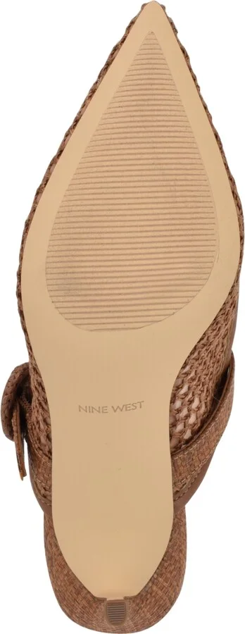 Nine West Women's Rondel Buckle Strap Slip-On Pumps - Image 5