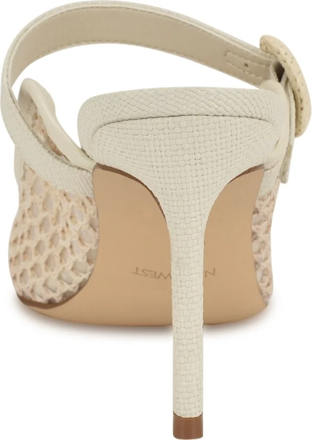 Nine West Women's Rondel Buckle Strap Slip-On Pumps - Image 7
