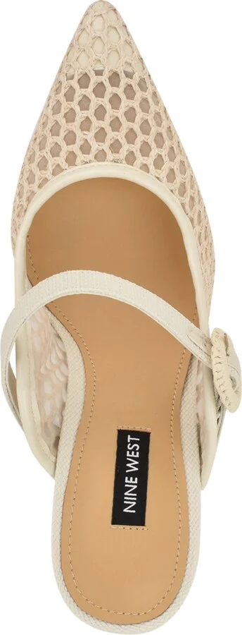 Nine West Women's Rondel Buckle Strap Slip-On Pumps - Image 8