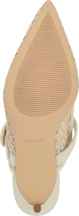 Nine West Women's Rondel Buckle Strap Slip-On Pumps - Image 9