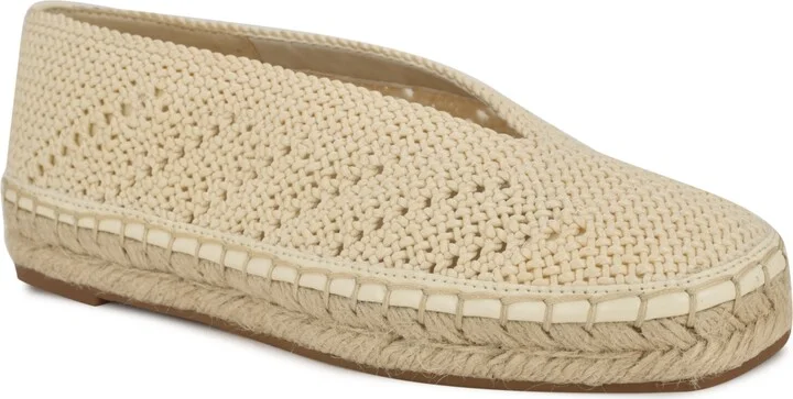 Nine West Women's Rorie Woven Slip-On Espadrille Flats