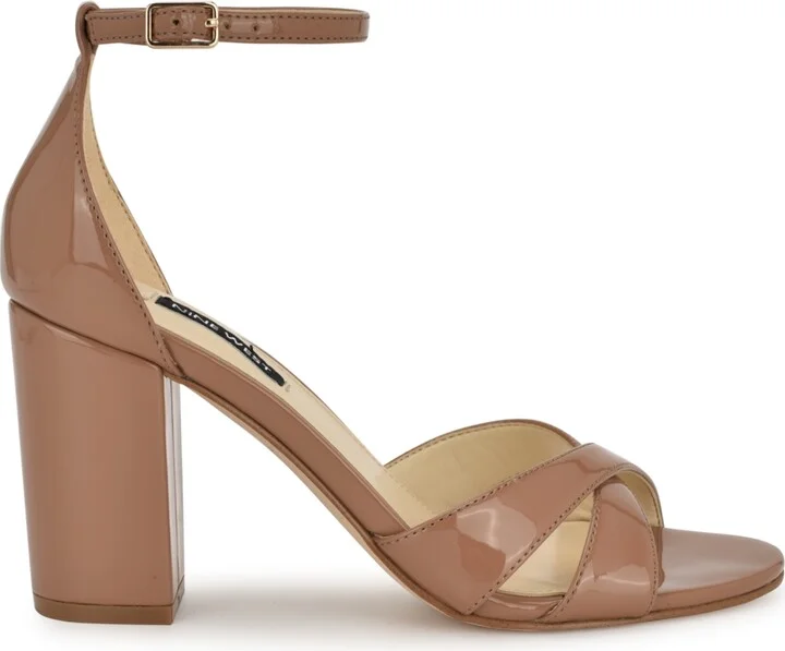 Nine West Women's Saile Criss-Cross High Block Heel Sandals - Image 2