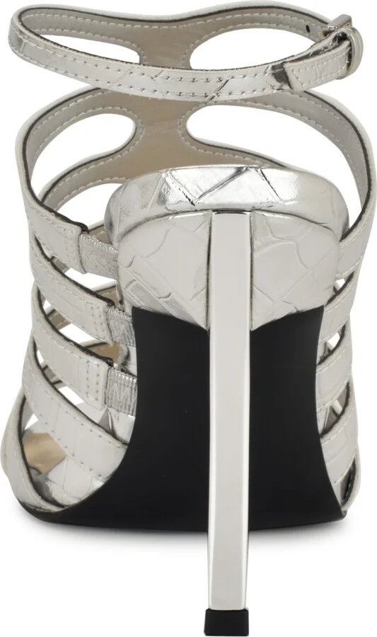 Nine West Women's Saleen Caged Stiletto Sandals - Image 3