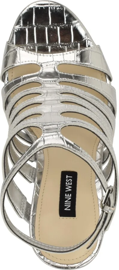 Nine West Women's Saleen Caged Stiletto Sandals - Image 4