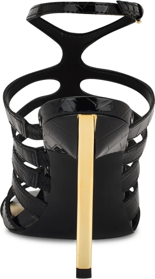 Nine West Women's Saleen Caged Stiletto Sandals - Image 7