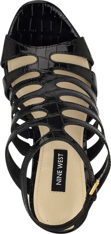 Nine West Women's Saleen Caged Stiletto Sandals - Image 8