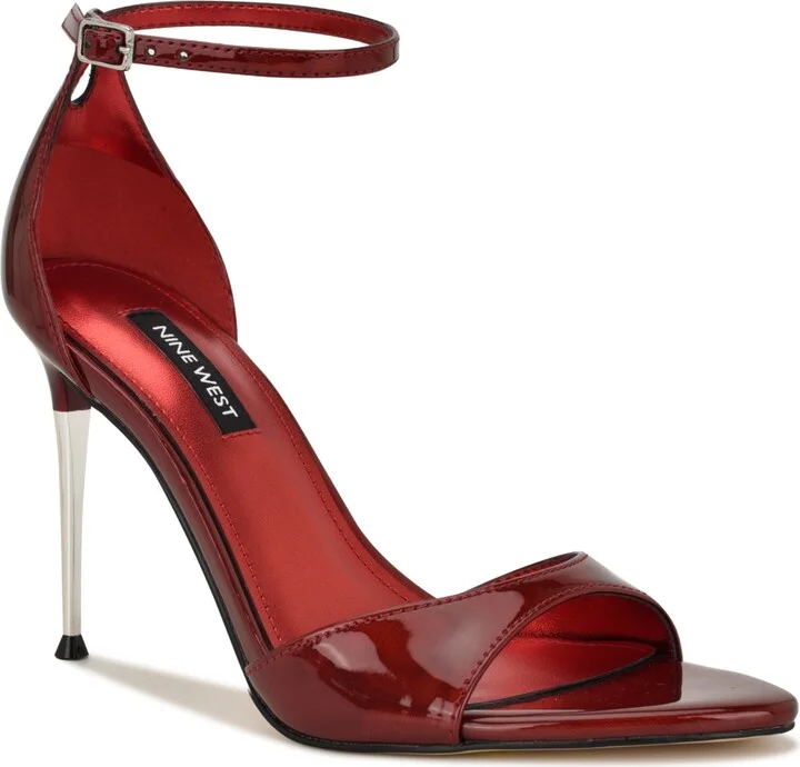 Nine West Women's Serven Ankle Strap Stiletto Sandals
