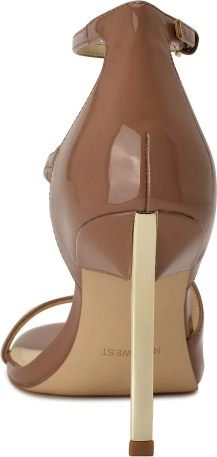 Nine West Women's Shimmy Asymmetrical High Stiletto Sandals - Image 3