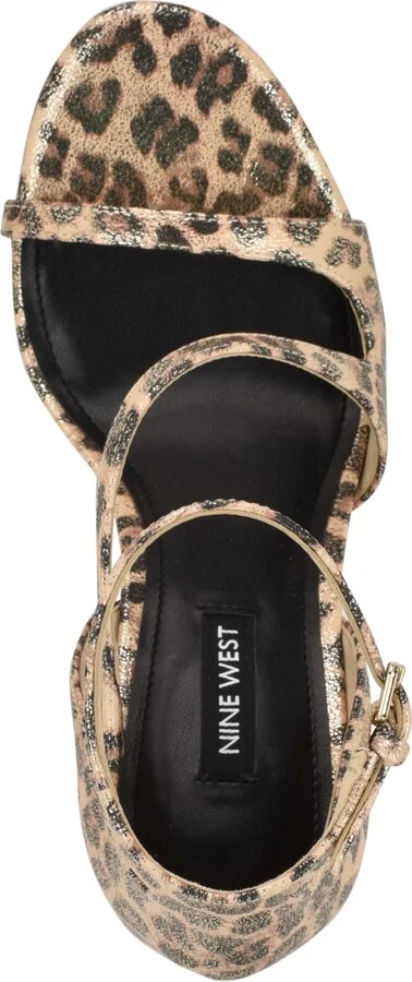 Nine West Women's Shimmy Asymmetrical High Stiletto Sandals - Image 8
