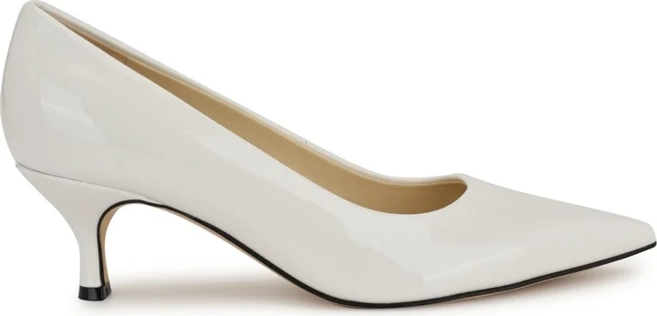 Nine West Women's Sisko Tapered Kitten Heel Pumps - Image 10