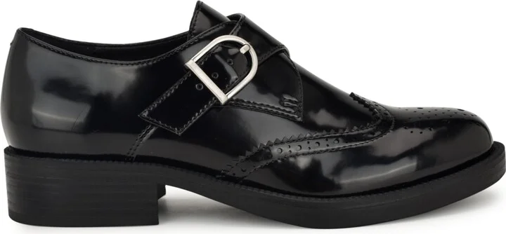 Nine West Women's Smythe Wingtip Buckle Oxfords - Image 2