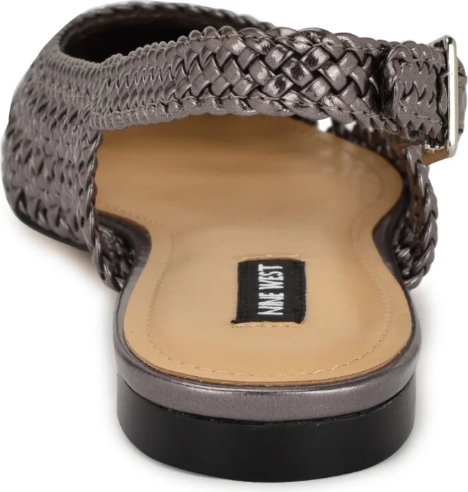 Nine West Women's Soel Woven Slingback Dress Flats - Image 11