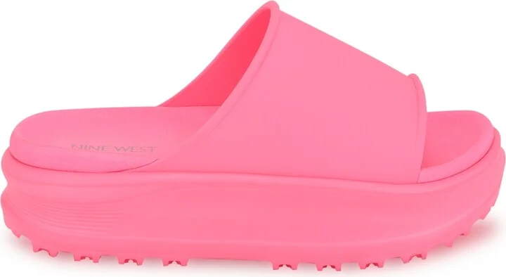 Nine West Women's Sunshin Platform Pool Slide Sandals - Image 2