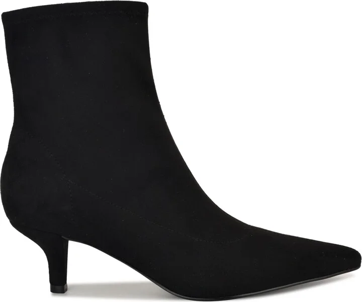 Nine West Women's Tabbie Kitten Heel High Ankle Booties - Image 10
