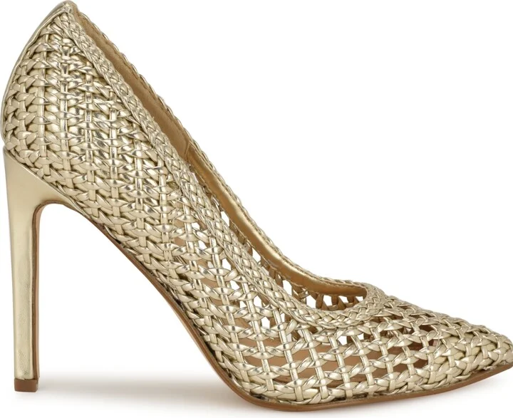 Nine West Women's Tatiana Woven Stiletto Pointy Toe Dress Pumps - Image 2