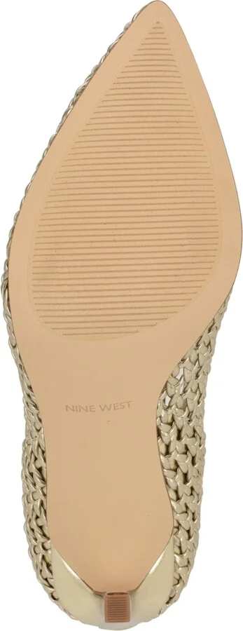 Nine West Women's Tatiana Woven Stiletto Pointy Toe Dress Pumps - Image 4