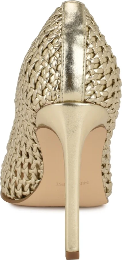 Nine West Women's Tatiana Woven Stiletto Pointy Toe Dress Pumps - Image 5