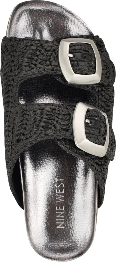 Nine West Women's Tenli Round Toe Casual Flat Sandals - Image 4