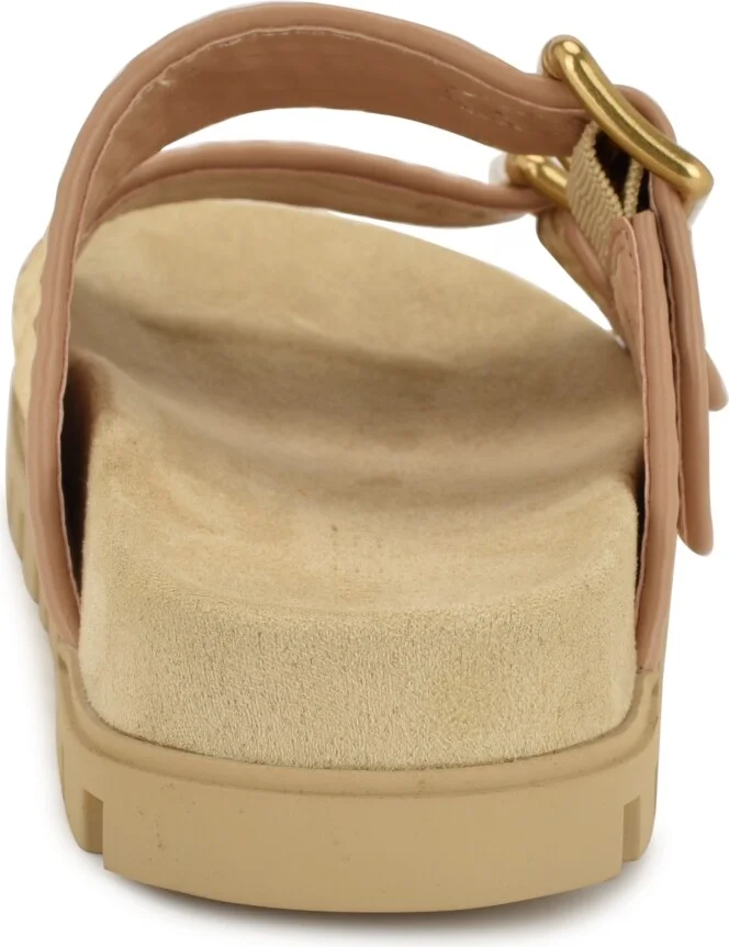 Nine West Women's Timma Double Strap Slip-On Flatform Sandals - Image 3