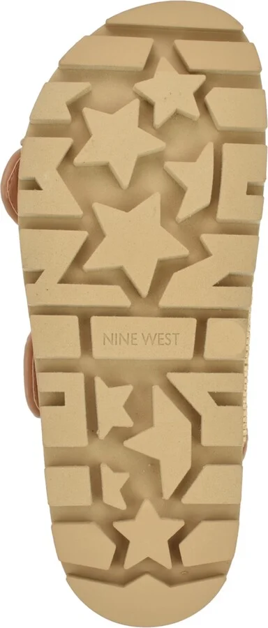 Nine West Women's Timma Double Strap Slip-On Flatform Sandals - Image 5