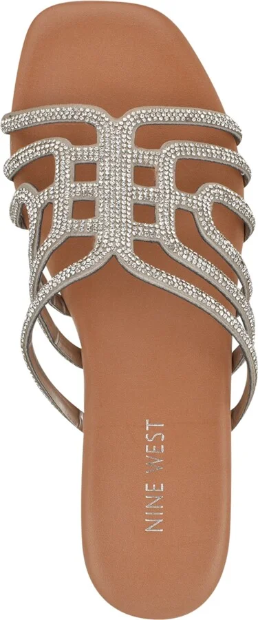 Nine West Women's Timy Embellished Strappy Flat Sandals - Image 3
