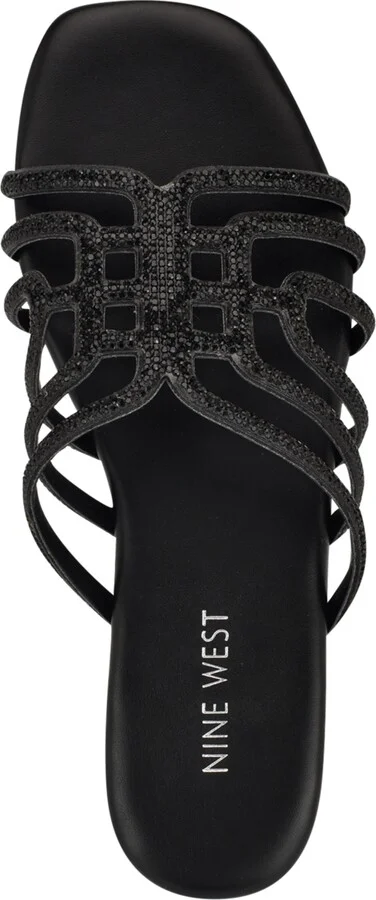 Nine West Women's Timy Embellished Strappy Flat Sandals - Image 9
