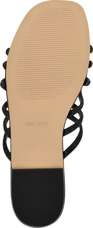 Nine West Women's Timy Embellished Strappy Flat Sandals - Image 10