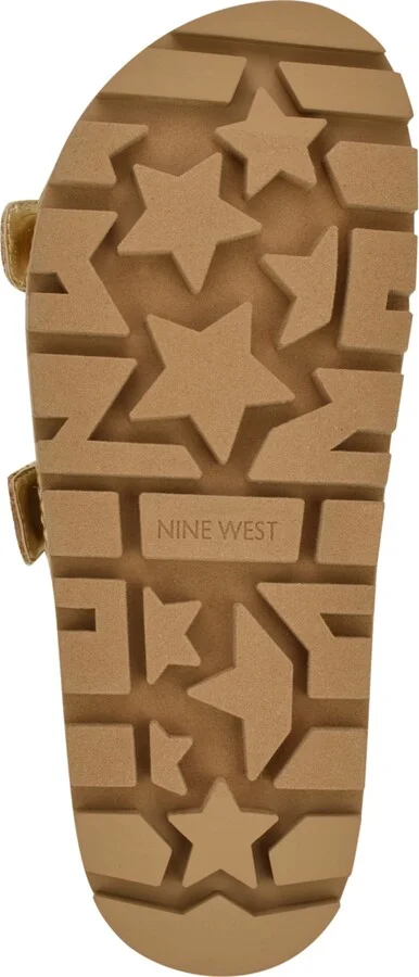Nine West Women's Tindy Woven Buckle Straps Flat Sandals - Image 5