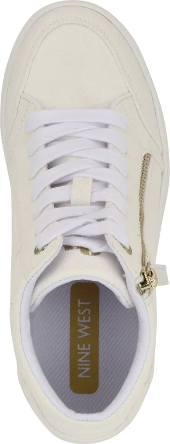 Nine West Women's Tons High Top Hidden Wedge Sneakers - Image 4