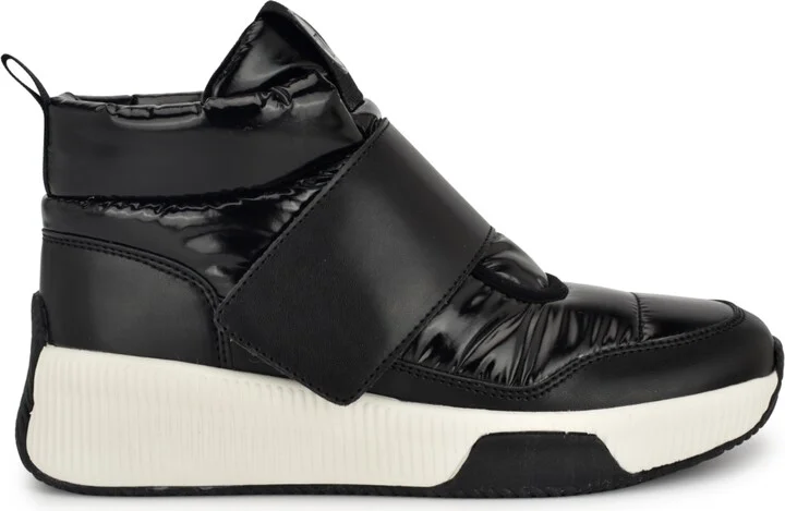 Nine West Women's Tumble Round Toe Puffy Casual Booties - Image 6