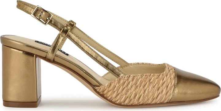 Nine West Women's Unda Slingback Block Heel Pumps - Image 2